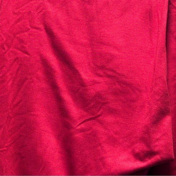 NWOT LulaRoe OS Soft Leggings One Size  2-10 Small-Large Cherry/Raspberry Red - Picture 4 of 9